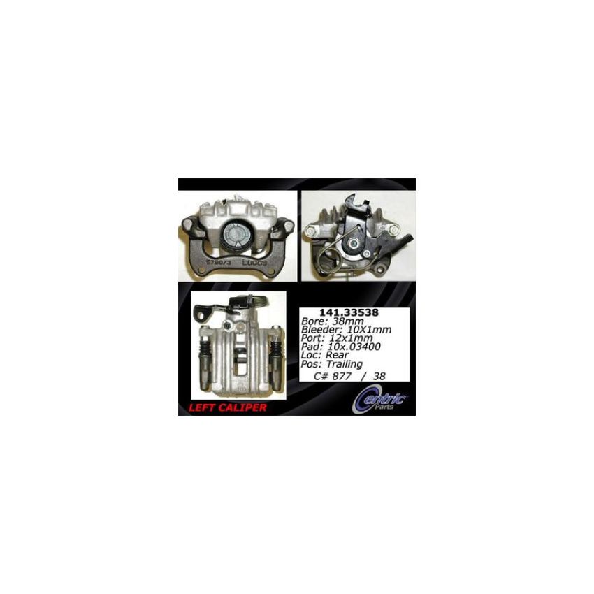 CENTRIC PARTS 141.33538 Centric Semi-Loaded Brake Caliper
