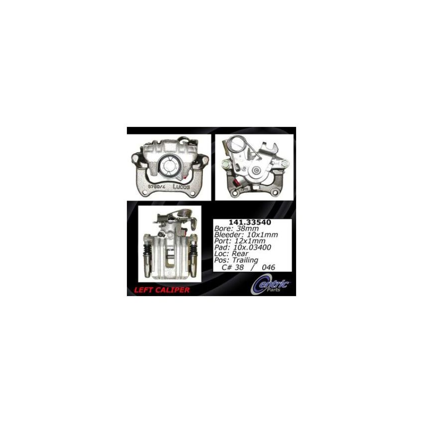 CENTRIC PARTS 141.33540 Centric Semi-Loaded Brake Caliper