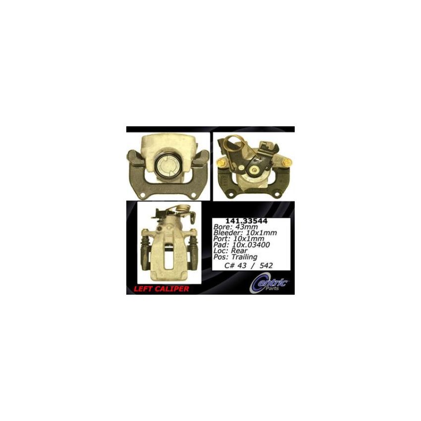 CENTRIC PARTS 141.33544 Centric Semi-Loaded Brake Caliper