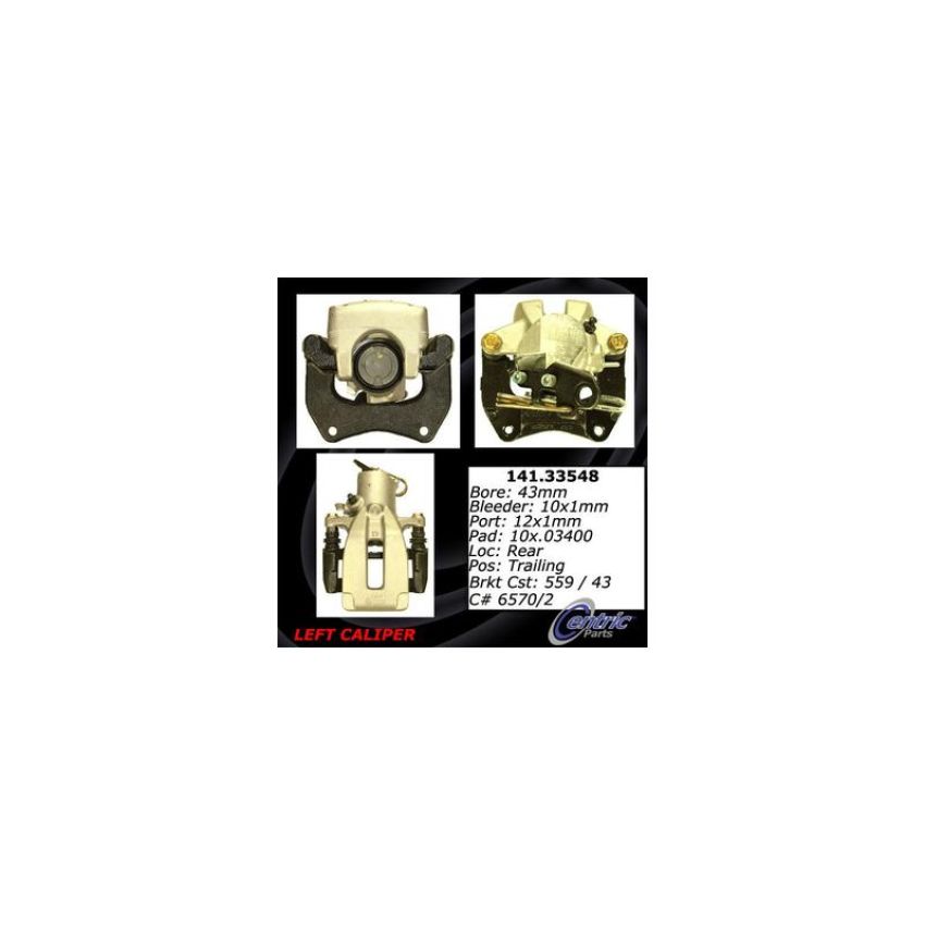 CENTRIC PARTS 141.33548 Centric Semi-Loaded Brake Caliper