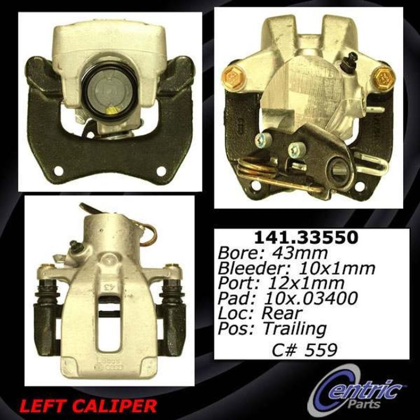 CENTRIC PARTS 141.33549 Centric Semi-Loaded Brake Caliper