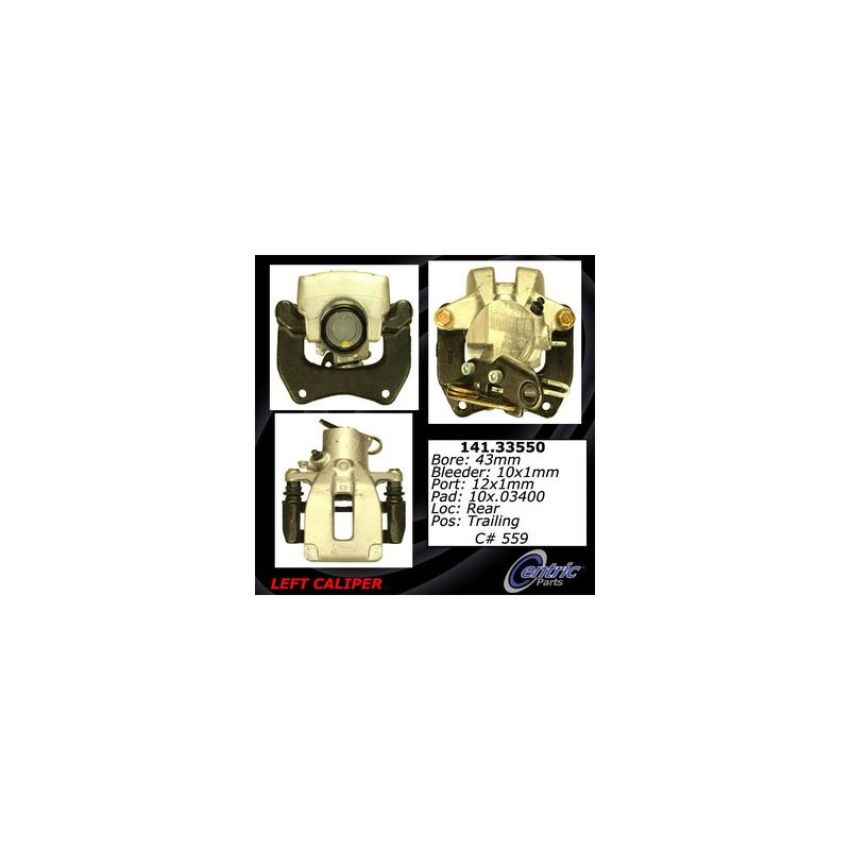 CENTRIC PARTS 141.33550 Centric Semi-Loaded Brake Caliper