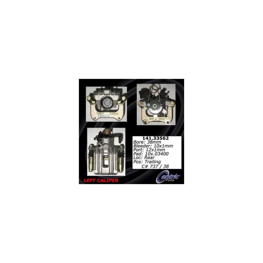 CENTRIC PARTS 141.33562 Centric Semi-Loaded Brake Caliper