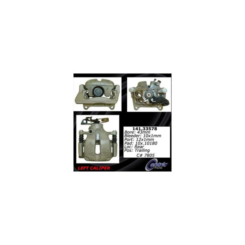 CENTRIC PARTS 141.33578 Centric Semi-Loaded Brake Caliper