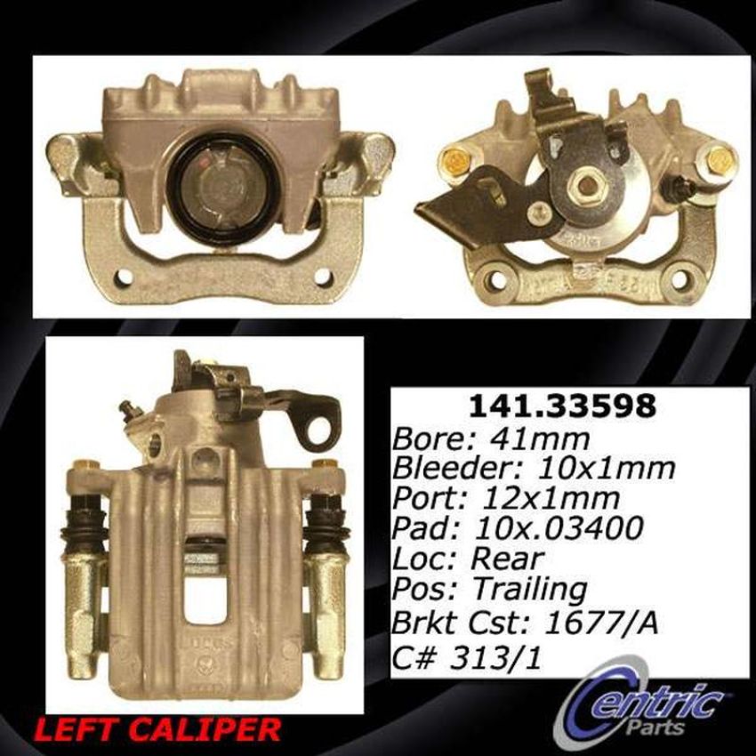 CENTRIC PARTS 141.33597 Centric Semi-Loaded Brake Caliper