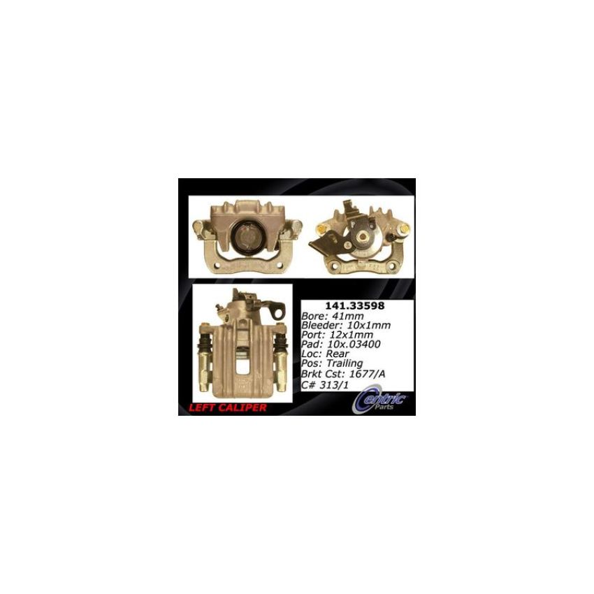 CENTRIC PARTS 141.33598 Centric Semi-Loaded Brake Caliper