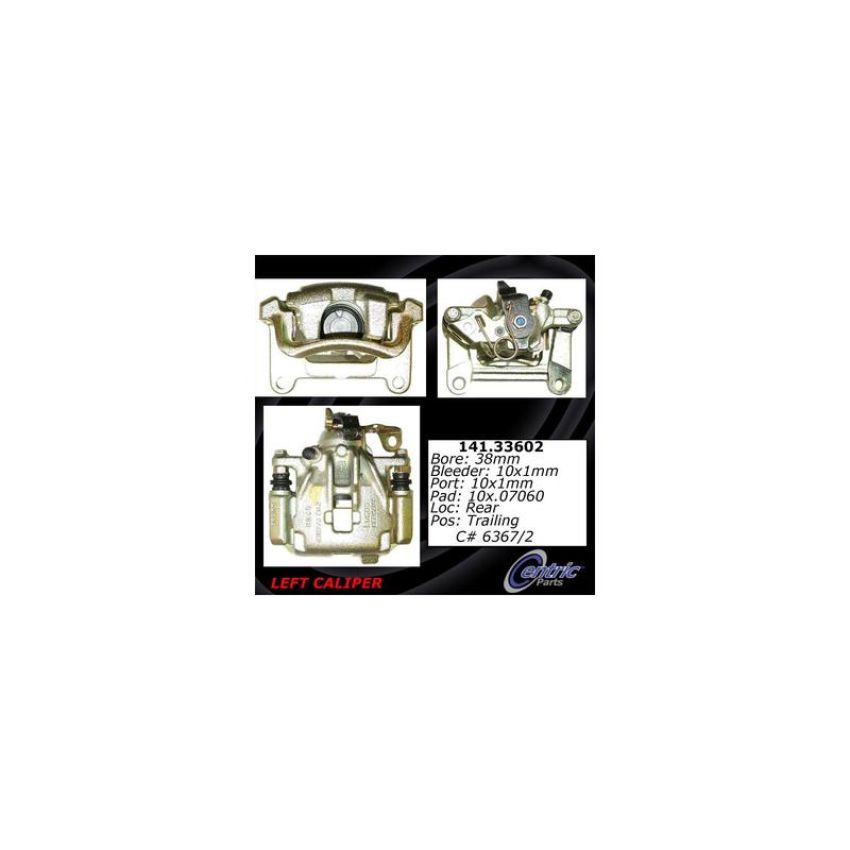 CENTRIC PARTS 141.33602 Centric Semi-Loaded Brake Caliper