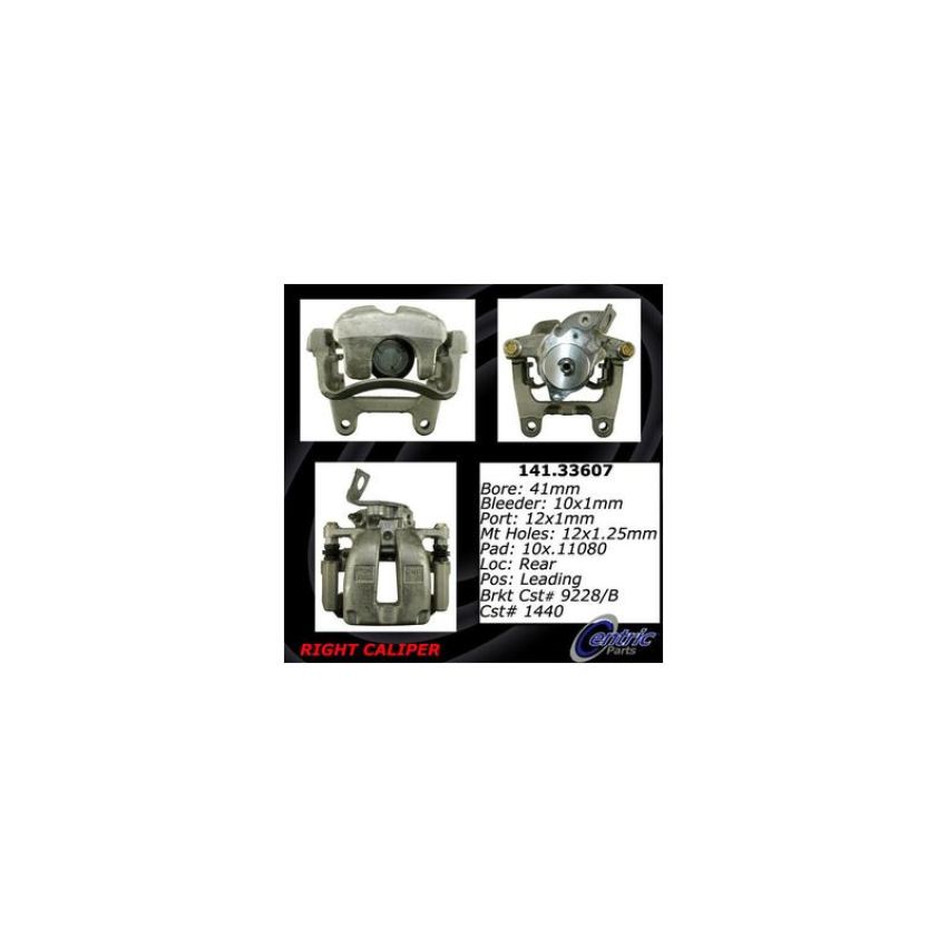 CENTRIC PARTS 141.33607 Centric Semi-Loaded Brake Caliper