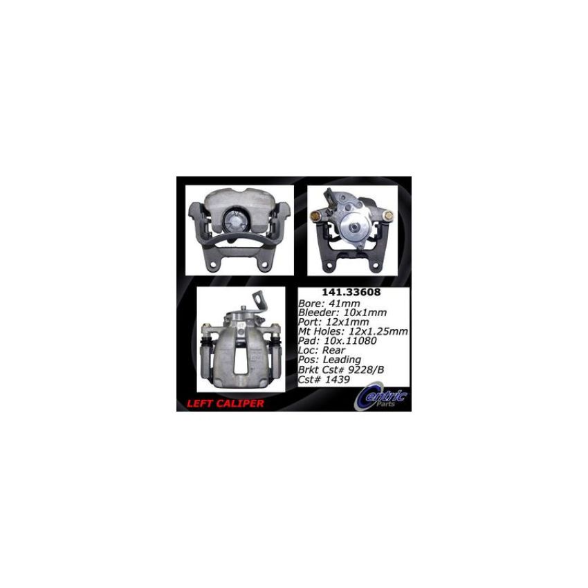 CENTRIC PARTS 141.33608 Centric Semi-Loaded Brake Caliper