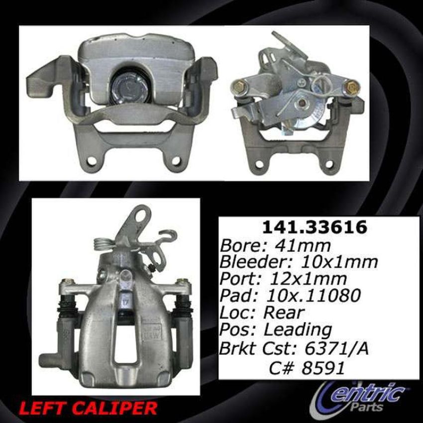 CENTRIC PARTS 141.33615 Centric Semi-Loaded Brake Caliper