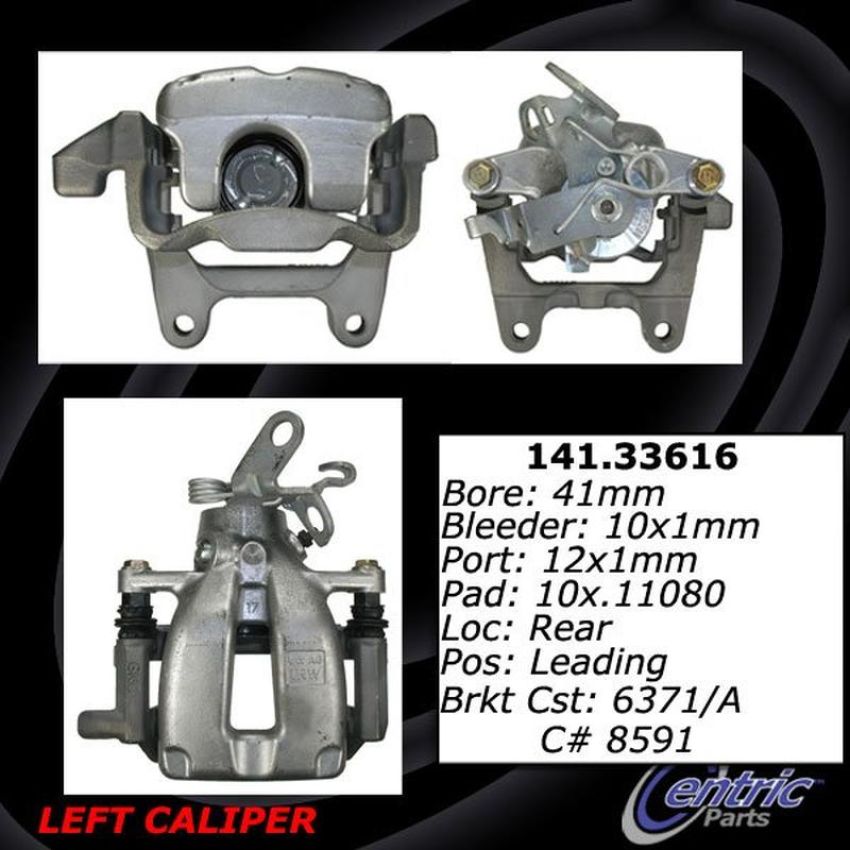 CENTRIC PARTS 141.33616 Centric Semi-Loaded Brake Caliper