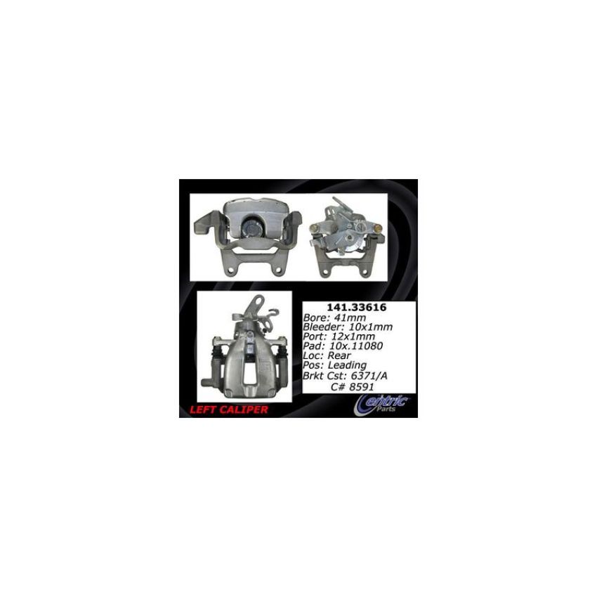 CENTRIC PARTS 141.33616 Centric Semi-Loaded Brake Caliper