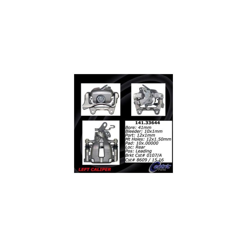 CENTRIC PARTS 141.33644 Centric Semi-Loaded Brake Caliper