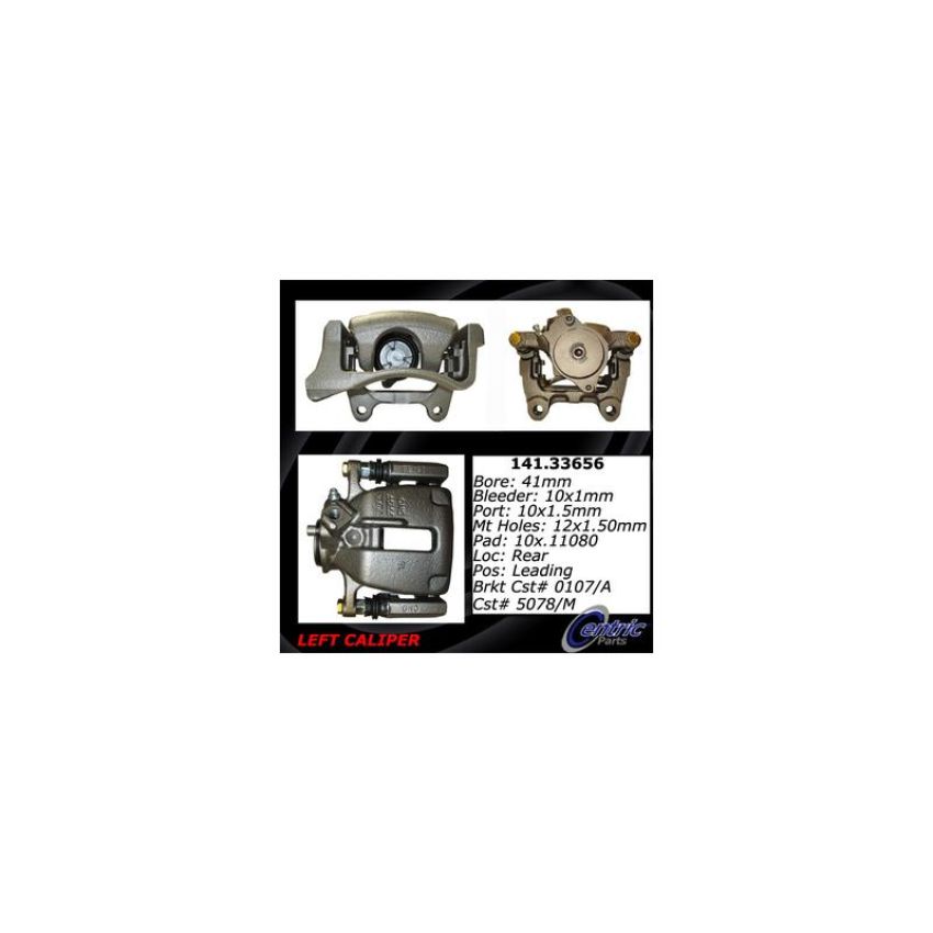 CENTRIC PARTS 141.33656 Centric Semi-Loaded Brake Caliper EPB
