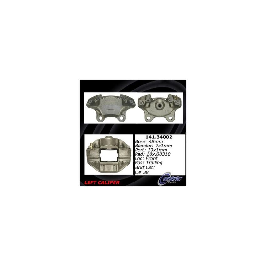 CENTRIC PARTS 141.34002 Centric Semi-Loaded Brake Caliper