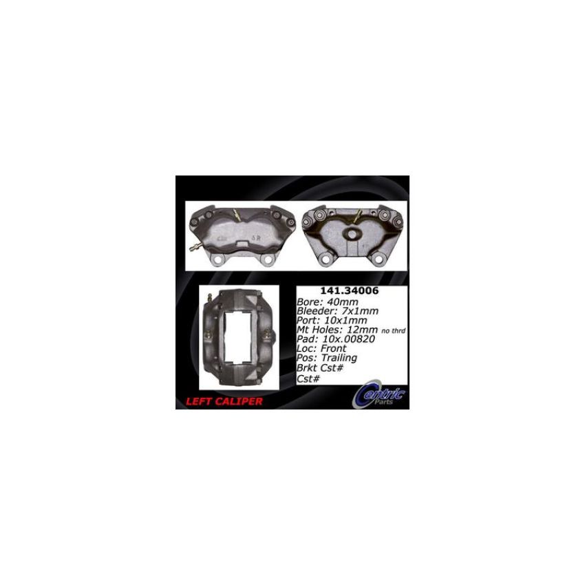 CENTRIC PARTS 141.34006 Centric Semi-Loaded Brake Caliper