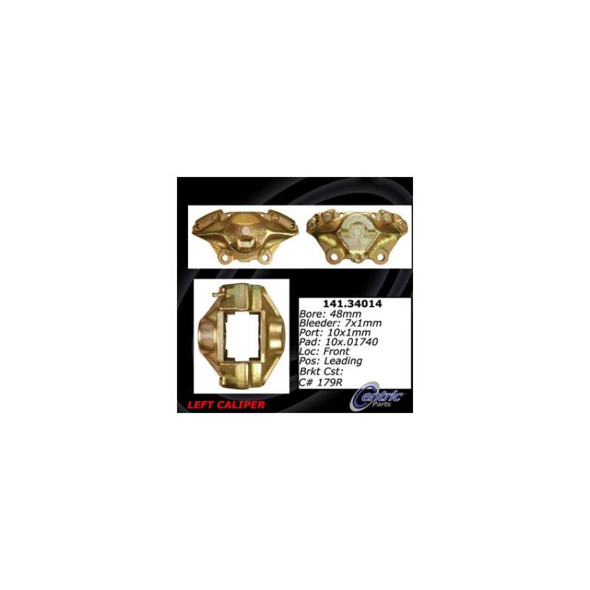CENTRIC PARTS 141.34014 Centric Semi-Loaded Brake Caliper