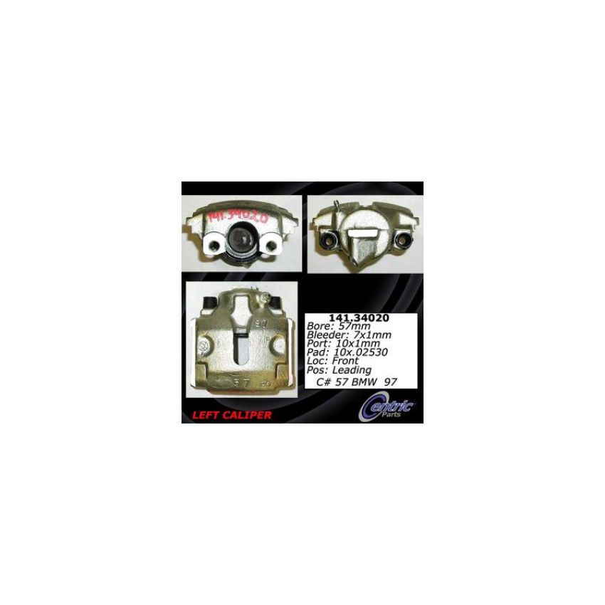 CENTRIC PARTS 141.34020 Centric Semi-Loaded Brake Caliper