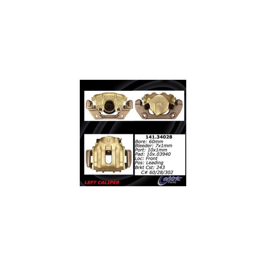 CENTRIC PARTS 141.34028 Centric Semi-Loaded Brake Caliper