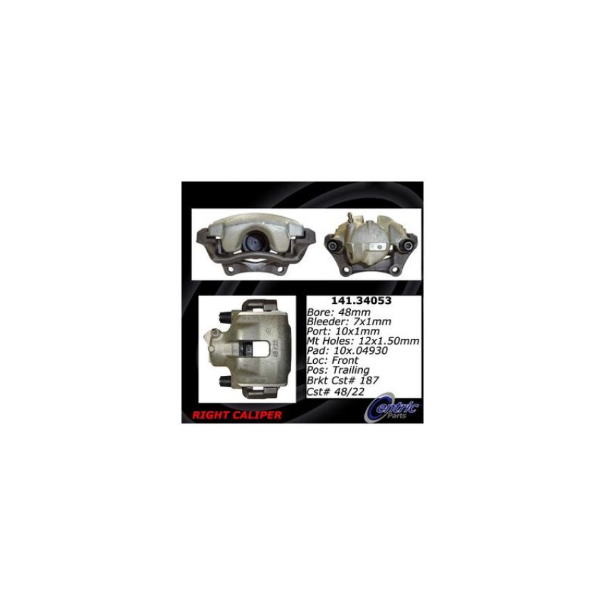 CENTRIC PARTS 141.34053 Centric Semi-Loaded Brake Caliper
