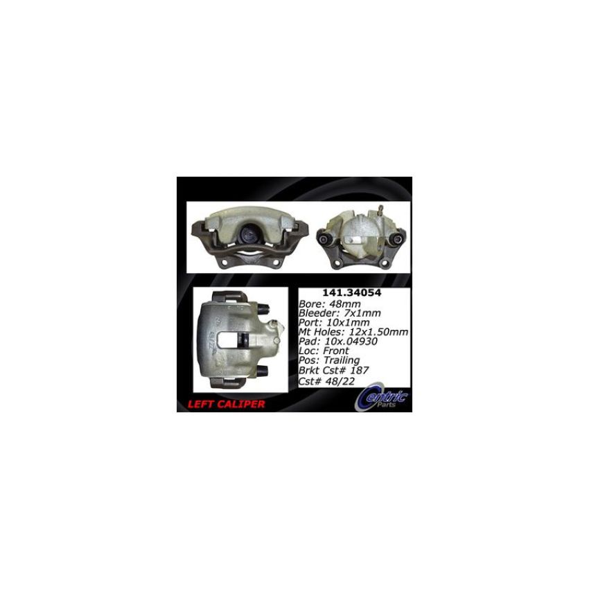 CENTRIC PARTS 141.34054 Centric Semi-Loaded Brake Caliper
