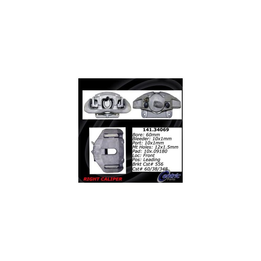 CENTRIC PARTS 141.34069 Centric Semi-Loaded Brake Caliper