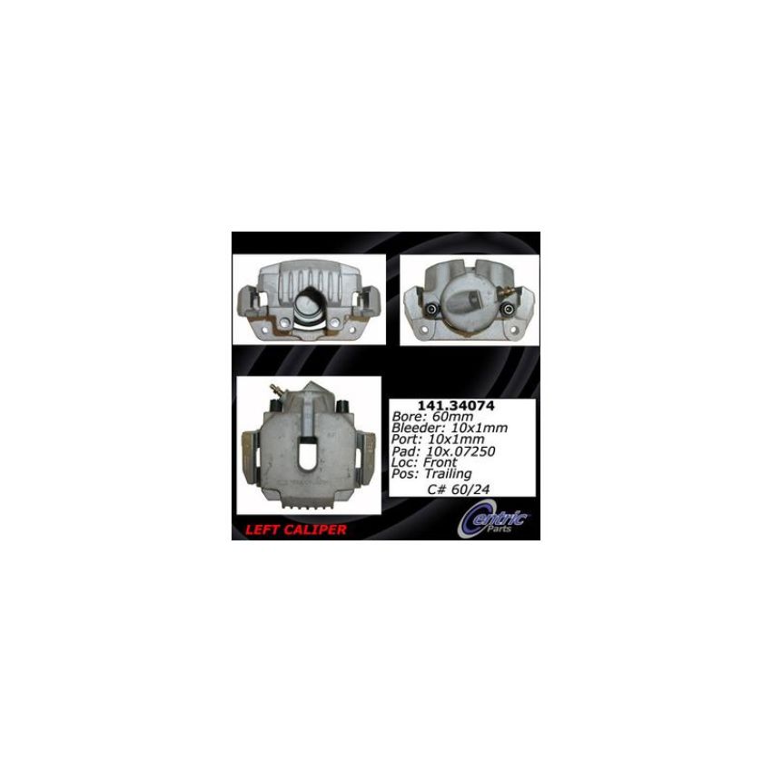 CENTRIC PARTS 141.34074 Centric Semi-Loaded Brake Caliper