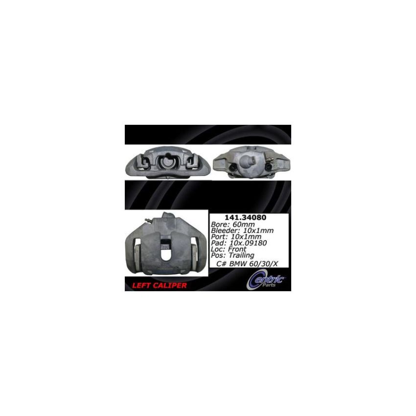 CENTRIC PARTS 141.34080 Centric Semi-Loaded Brake Caliper