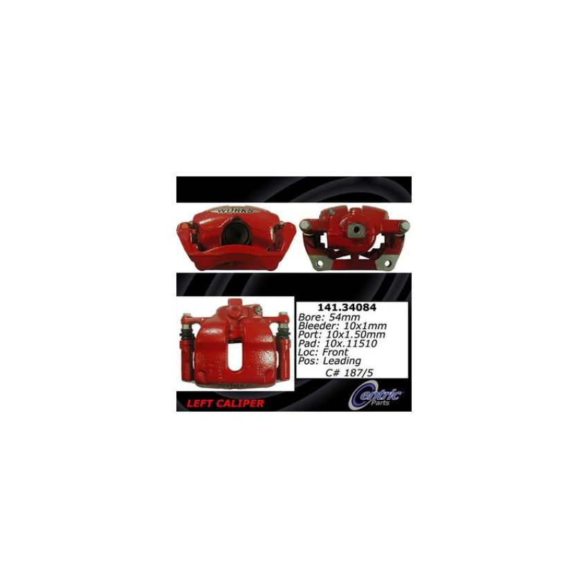 CENTRIC PARTS 141.34084 Centric Semi-Loaded Brake Caliper