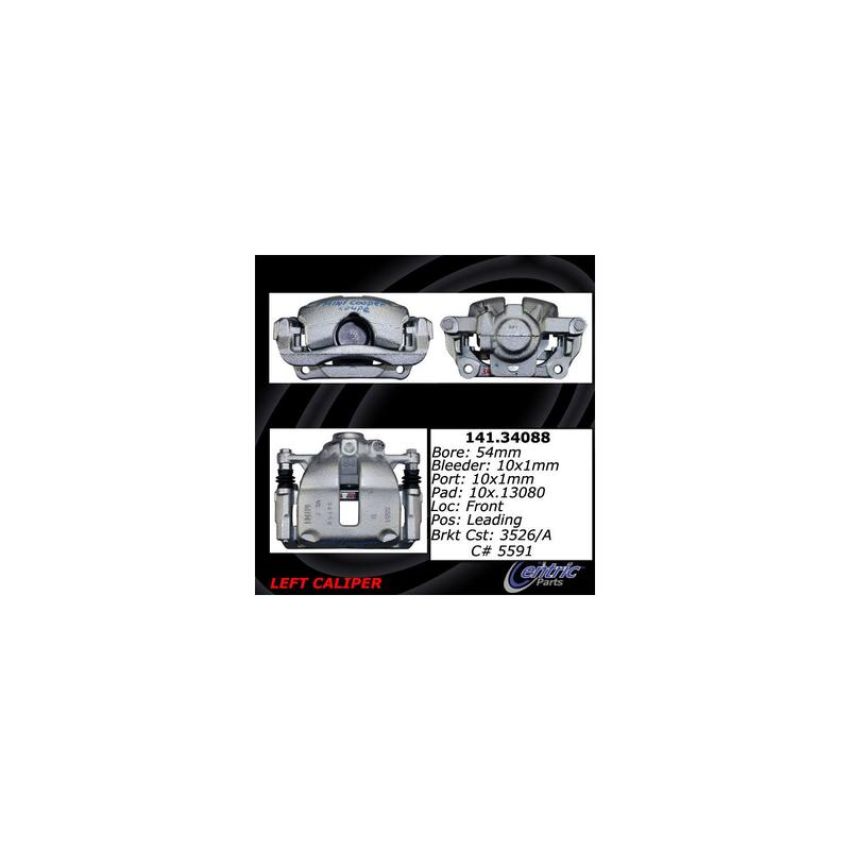 CENTRIC PARTS 141.34088 Centric Semi-Loaded Brake Caliper