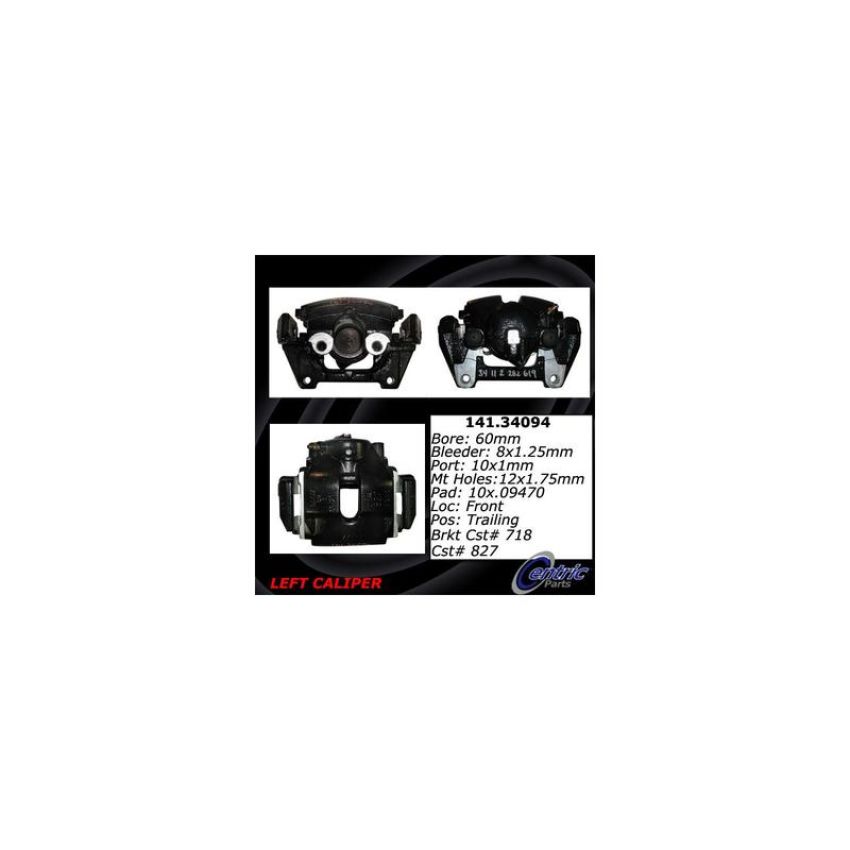 CENTRIC PARTS 141.34094 Centric Semi-Loaded Brake Caliper