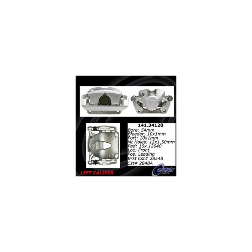 CENTRIC PARTS 141.34128 Centric Semi-Loaded Brake Caliper
