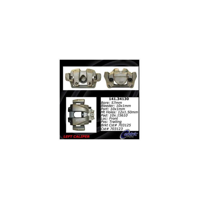 CENTRIC PARTS 141.34130 Centric Semi-Loaded Brake Caliper