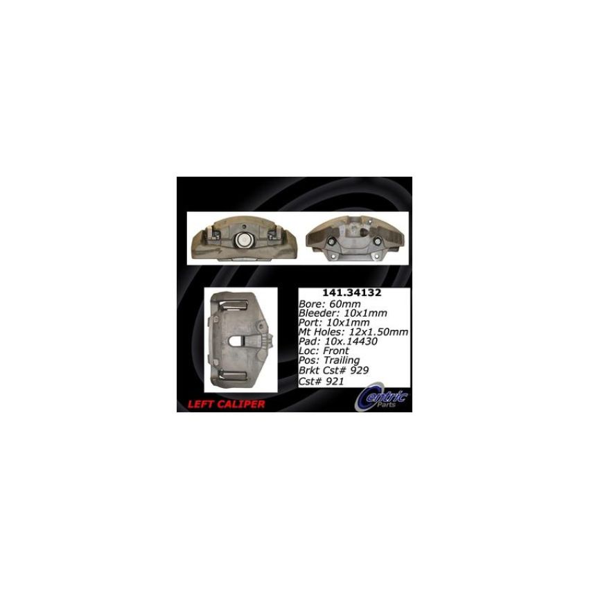 CENTRIC PARTS 141.34132 Centric Semi-Loaded Brake Caliper