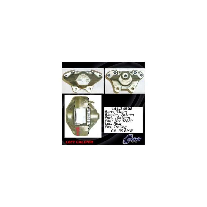 CENTRIC PARTS 141.34508 Centric Semi-Loaded Brake Caliper