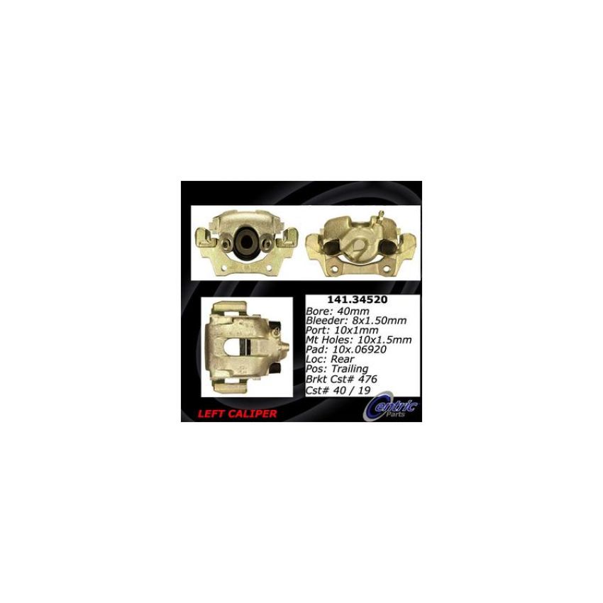 CENTRIC PARTS 141.34520 Centric Semi-Loaded Brake Caliper
