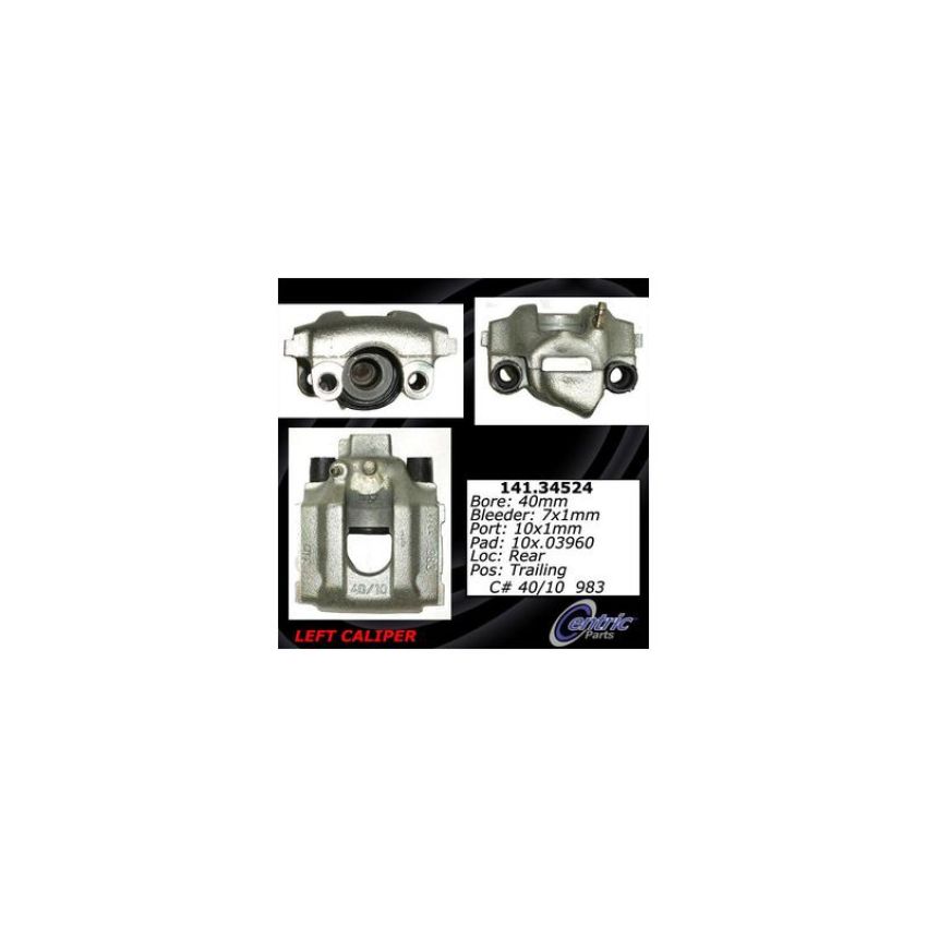 CENTRIC PARTS 141.34524 Centric Semi-Loaded Brake Caliper