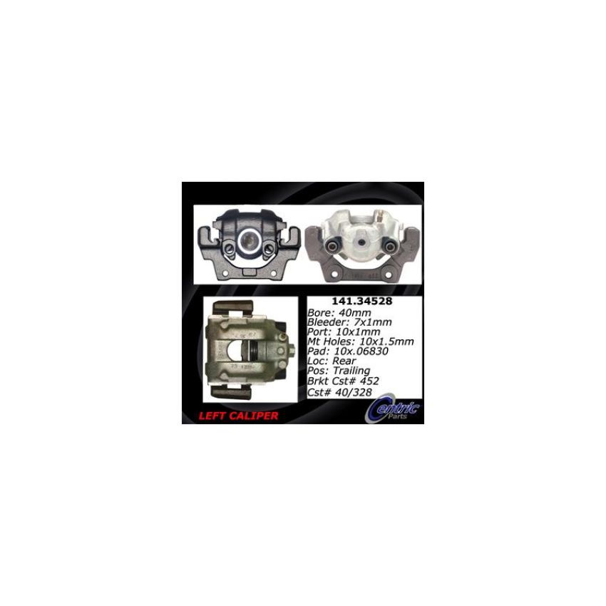 CENTRIC PARTS 141.34528 Centric Semi-Loaded Brake Caliper