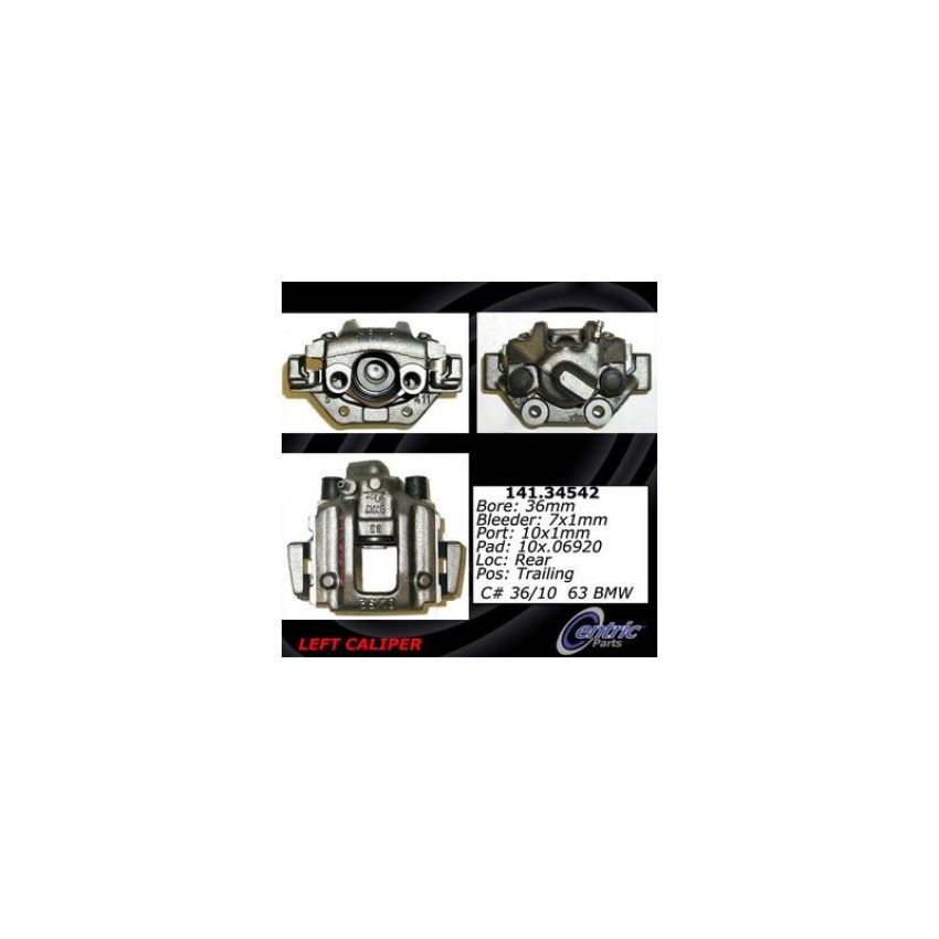 CENTRIC PARTS 141.34542 Centric Semi-Loaded Brake Caliper