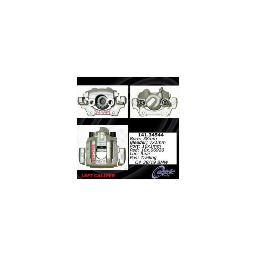 CENTRIC PARTS 141.34544 Centric Semi-Loaded Brake Caliper