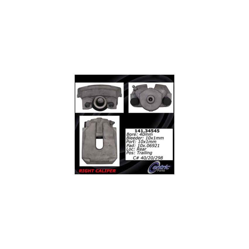 CENTRIC PARTS 141.34545 Centric Semi-Loaded Brake Caliper