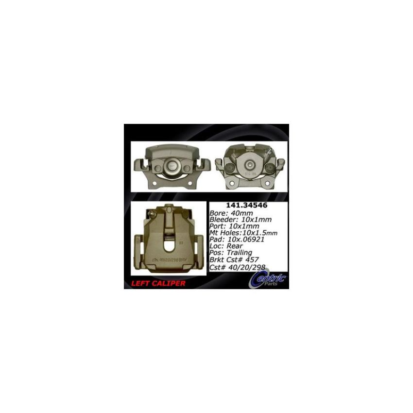 CENTRIC PARTS 141.34546 Centric Semi-Loaded Brake Caliper