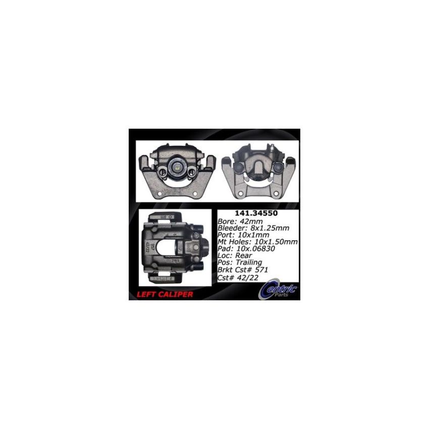CENTRIC PARTS 141.34550 Centric Semi-Loaded Brake Caliper