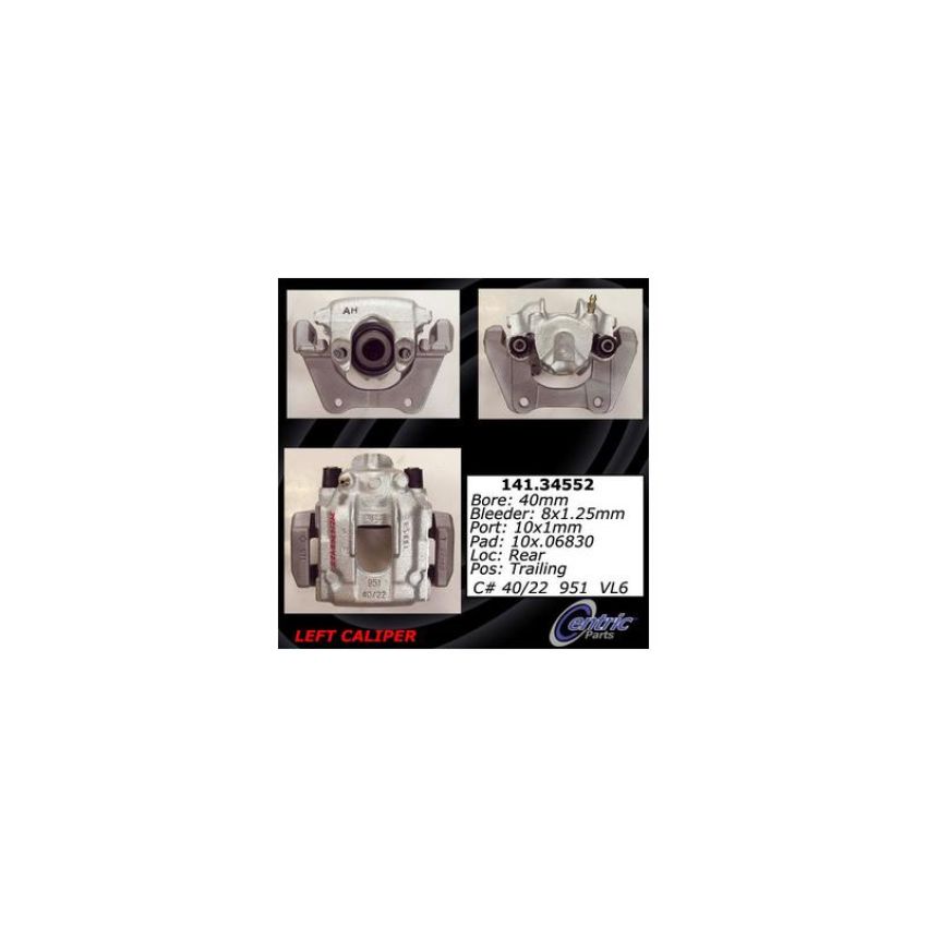 CENTRIC PARTS 141.34552 Centric Semi-Loaded Brake Caliper