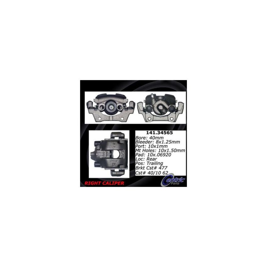 CENTRIC PARTS 141.34565 Centric Semi-Loaded Brake Caliper