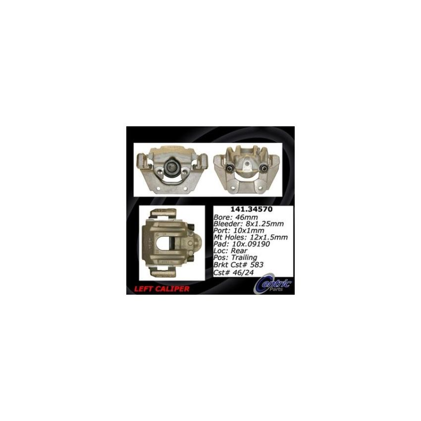 CENTRIC PARTS 141.34570 Centric Semi-Loaded Brake Caliper