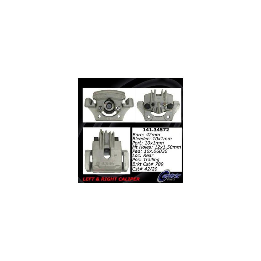 CENTRIC PARTS 141.34572 Centric Semi-Loaded Brake Caliper