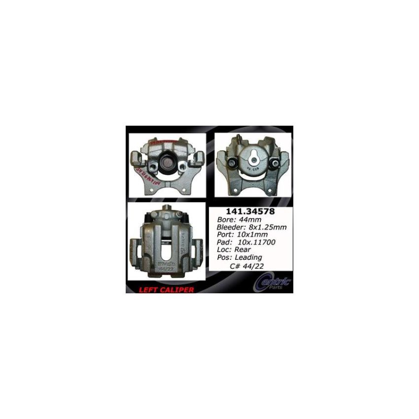 CENTRIC PARTS 141.34578 Centric Semi-Loaded Brake Caliper