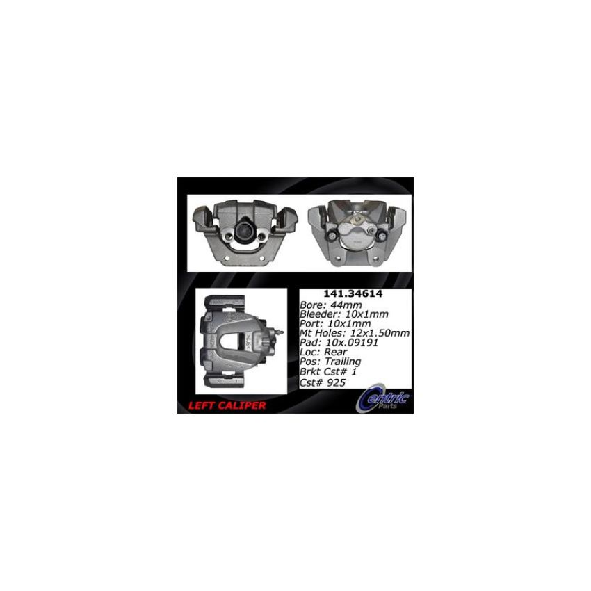 CENTRIC PARTS 141.34614 Centric Semi-Loaded Brake Caliper