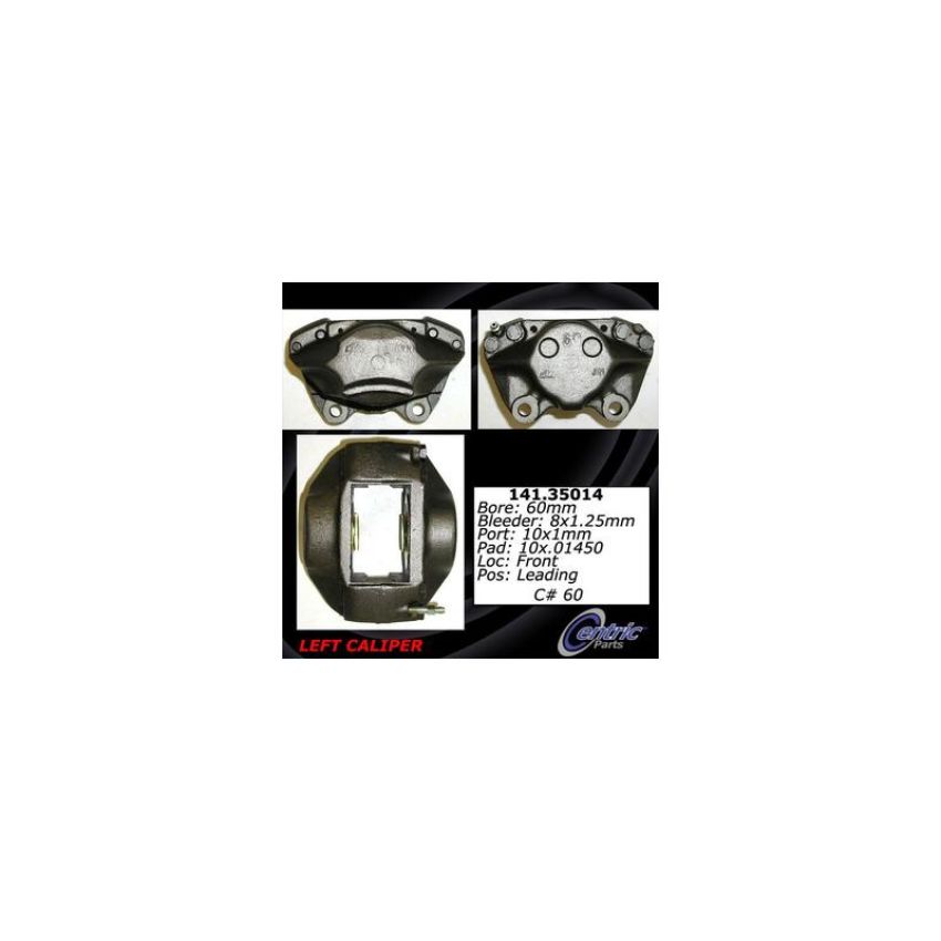 CENTRIC PARTS 141.35014 Centric Semi-Loaded Brake Caliper